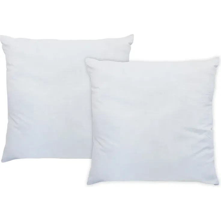 DREAMEA - HAELIA Kopfkissen Stoff Weiß - B 60 cm x H 15 cm x L 60 cm