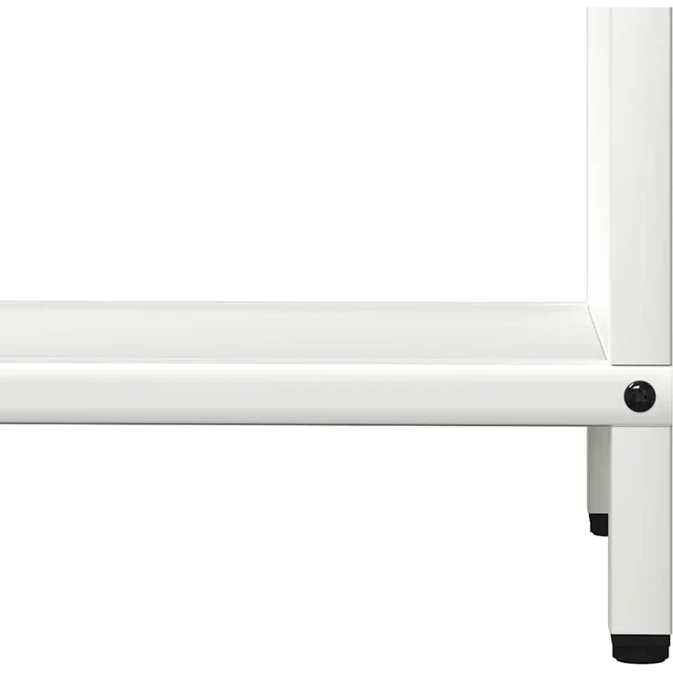 vidaXL Brennholzregal Weiß 60x25x60 cm Kaltgewalzter Stahl 864304 – Bild 7