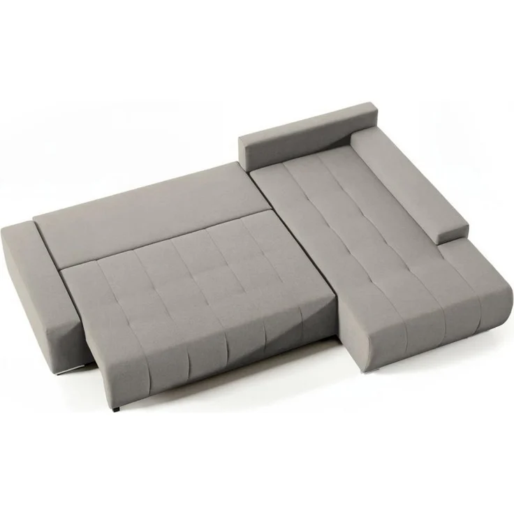 Beautysofa Ecksofa Draco L mit Schlaffunktion, in pflegeleichten Stoffen, Bettkasten – Bild 3