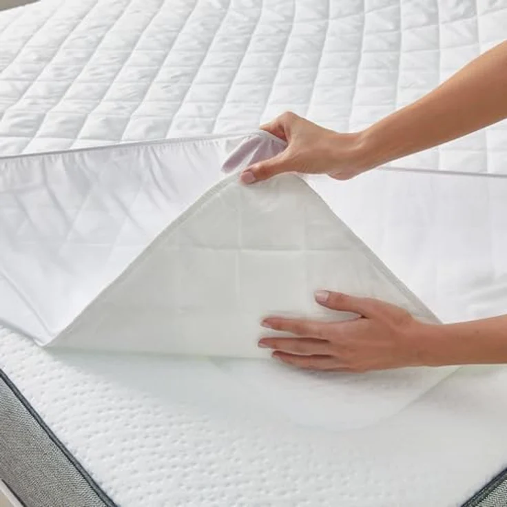 Pikolin Baby Matratzenschoner für Babys, wasserdicht, gepolstert, saugfähig, hypoallergen, atmungsaktiv und leise, Oeko-Tex, verstellbar, für Kinderbett, 60x120 cm, 2 Stück – Bild 5