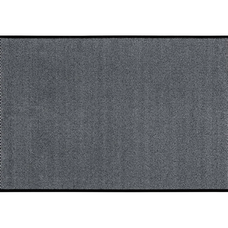 andiamo Fußmatte Easy - Schmutzfangmatte, Türmatte & Fussmatte für den Eingangsbereich - Läufer Flur nimmt Schmutz effektiv auf - 120x200 cm in Hellgrau