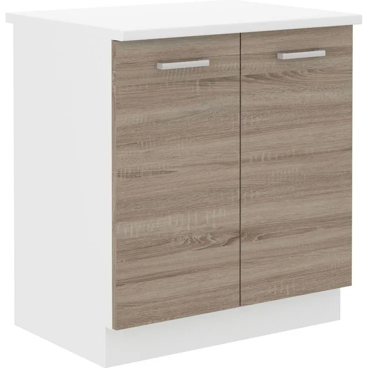 Küchen Unterschrank 80 cm für das Modell „Dave 240 Eiche Sonoma Trüffel“
