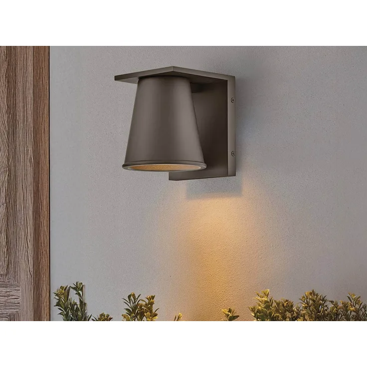 Elstead Lighting Hans Wandleuchte Outdoor Architektonische Bronze GU10 IP44
