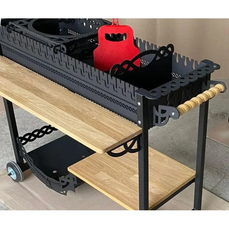 Garten Mangal Armada 1 für 20 Spieße in Schwarz – Bild 5