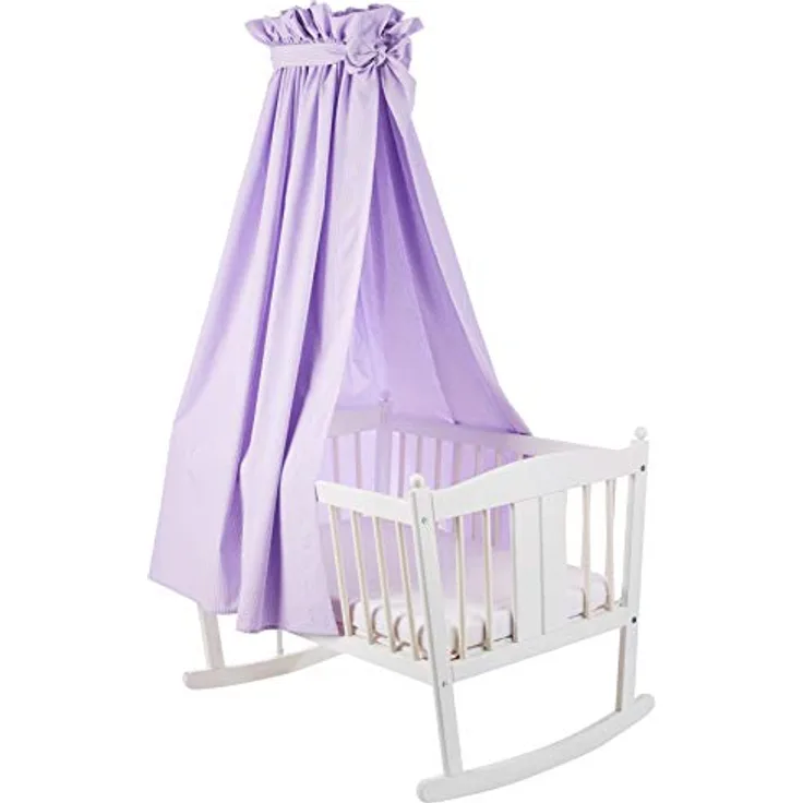 Robert Osswald 1.2.1.1.2.1.1-K01-06 Bezaubernder Himmel Classic - für Wiege und Beistellbett, violett