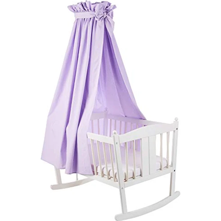 Robert Osswald 1.2.1.1.2.1.1-K01-06 Bezaubernder Himmel Classic - für Wiege und Beistellbett, violett – Bild 1