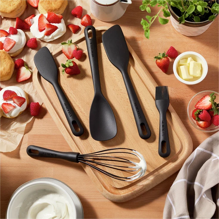 Servierlöffel Henckels by ZWILLING SILICONE ONYX LBH 28x6x2 cm schwarz – Bild 6