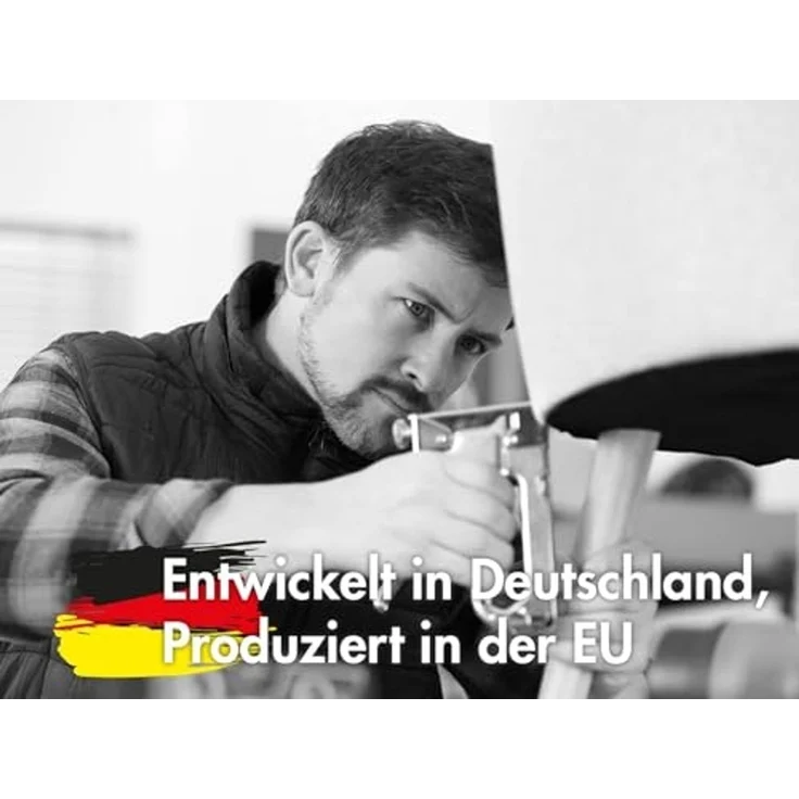 Traumnacht bequemer und moderner Ohrensessel, Polstersessel, Relaxsessel Edgar mit Holzfüßen, produziert nach deutschem Qualitätsstandard, anthrazit + passender Fußhocker, anthrazit – Bild 7
