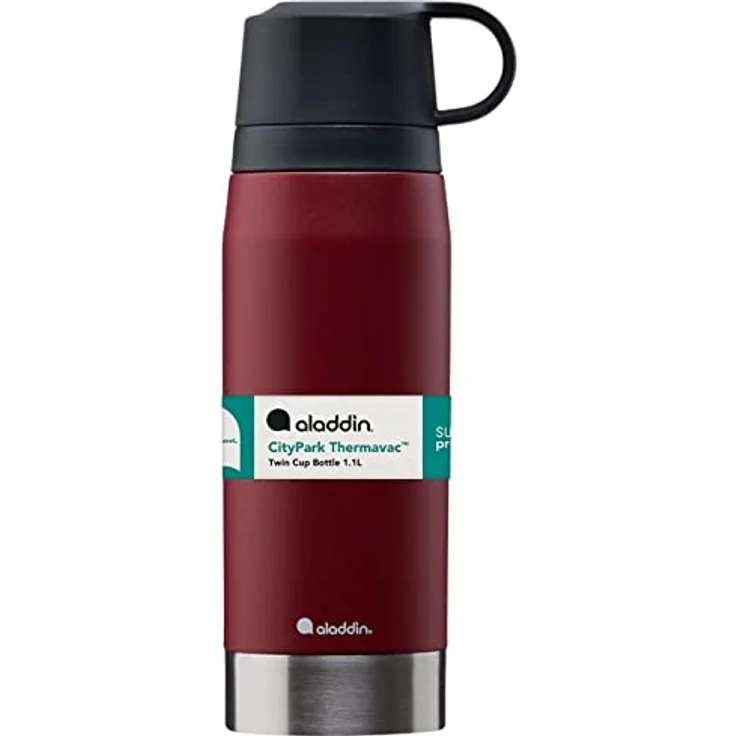 Aladdin City Park Thermavac Isolierkanne 1,1 l Burgund – Bild 6