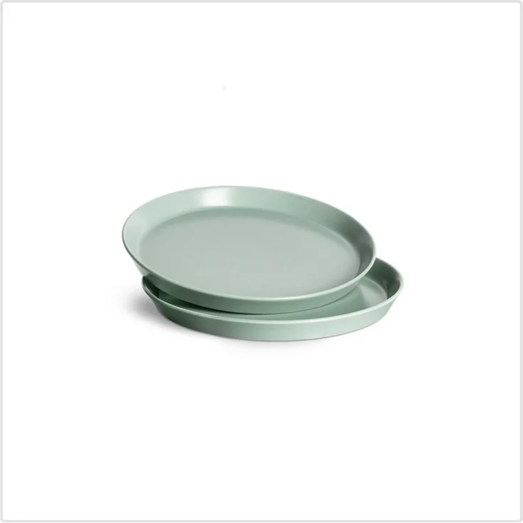 Springlane Geschirr-Set Sweet Scandi, Keramik, in verschiedenen Ausführungen und Sets, Keramik, 2er-Set Frühstücksteller Ø 19cm, spülmaschinen- & mikrowellengeeignet – Bild 1