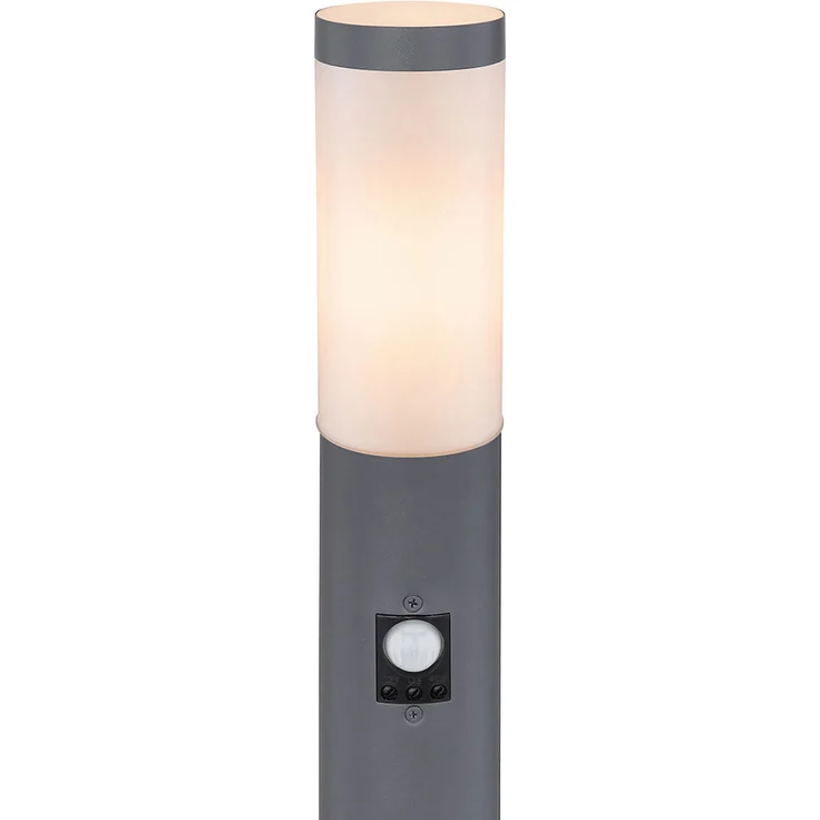 Stehleuchte, Edelstahl , Bewegungsmelder H 110 cm – Bild 5