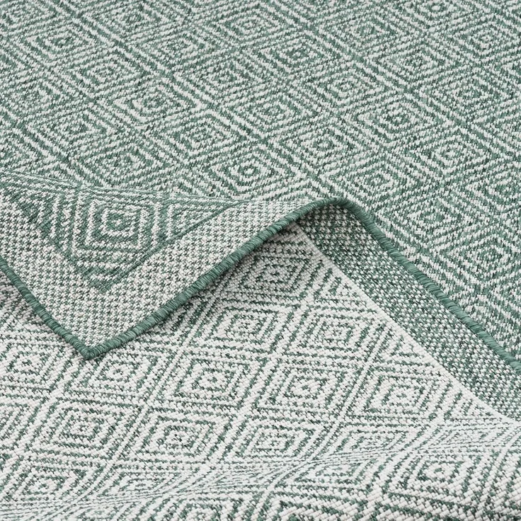 Pergamon Outdoorteppich In & Outdoor Teppich Hampton Meliert, Rechteckig, Höhe: 4 mm