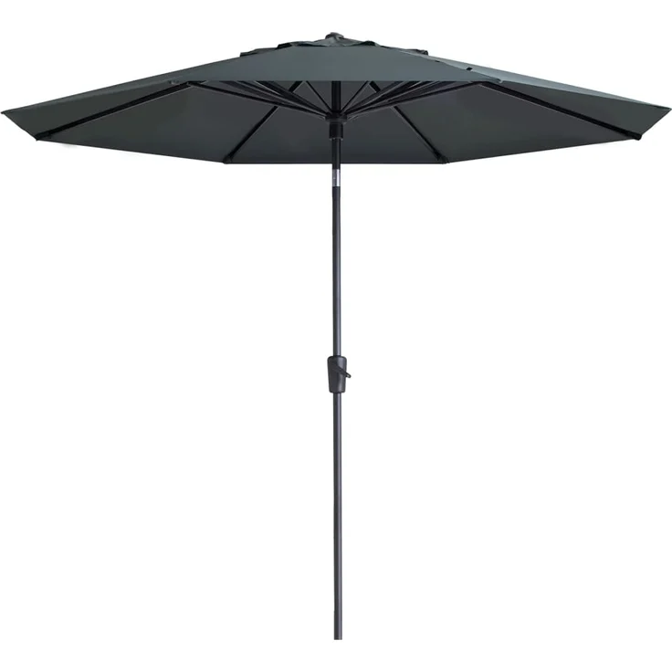 Madison Sonnenschirm Paros II Luxe 300 cm Grau 434706 – Bild 1