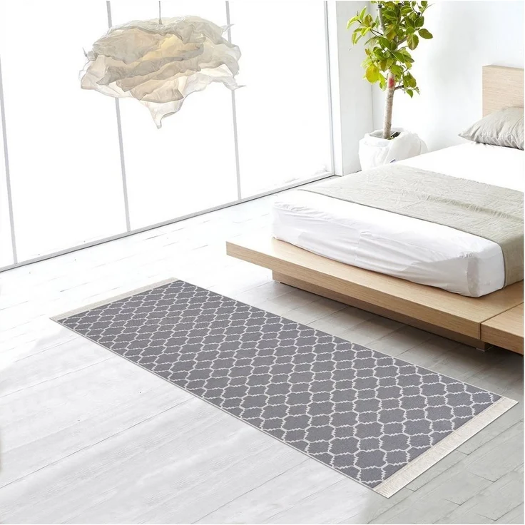 Jimri Teppich Kelim Teppich Wohnzimmer Schlafzimmer Küche, Badezimmer Läufer Flur, Rechteckig, Wendeteppich – Bild 2