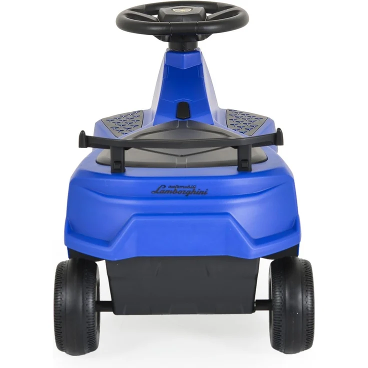 Moni Kinder Rutschfahrzeug Lamborghini Swing Car Musikfunktion Lichter bis 110kg blau – Bild 3