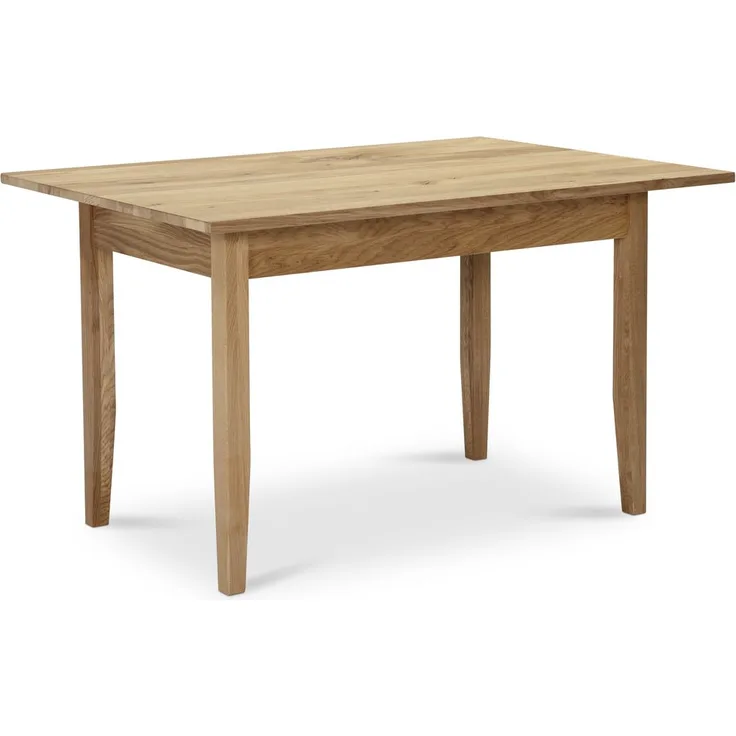 Esstisch ausziehbar rechteckig Dyan 130 x 75 x 90 Massivholz Wildeiche