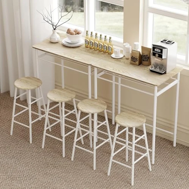 HOMCOM Bargruppe Bartisch-Set – Bild 9