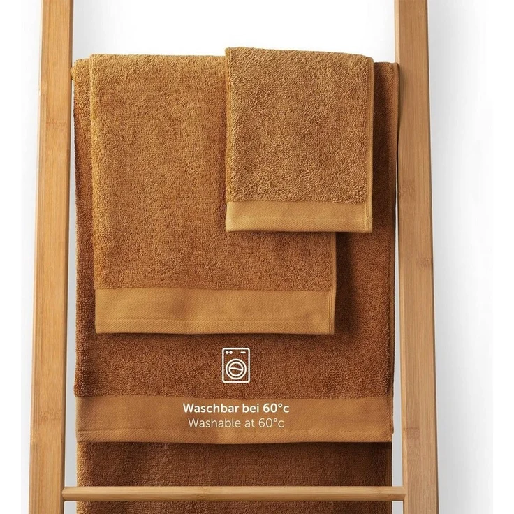 Blumtal Handtuch Set Premium 4/6-tlg. Frottier Dusch- (70x140 cm) & Handtuch (50x100 cm), Frottee (Set, 4-St), 100% Baumwolle, Oeko-TEX Zertifiziert – Bild 4