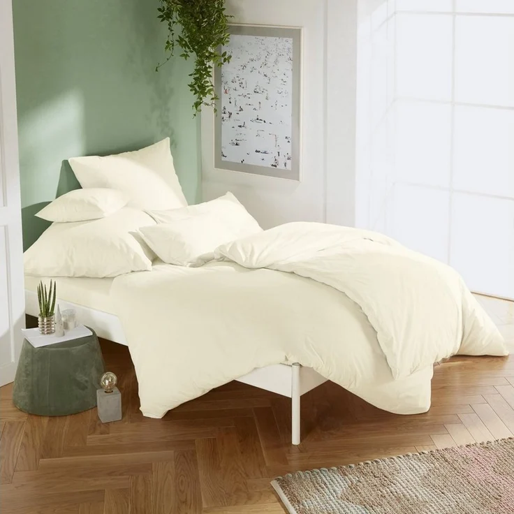 Erwin Müller Kissenbezug Kuschelkissenbezug "Würzburg", Uni – Bild 3