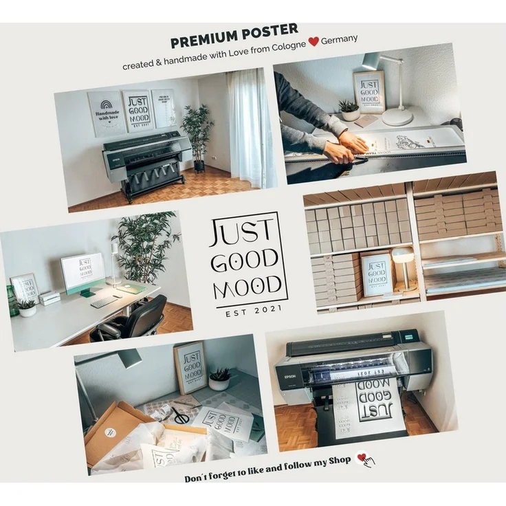 JUSTGOODMOOD Poster Premium ® Gamer Kopfhörer · Multifarben · ohne Rahmen – Bild 2
