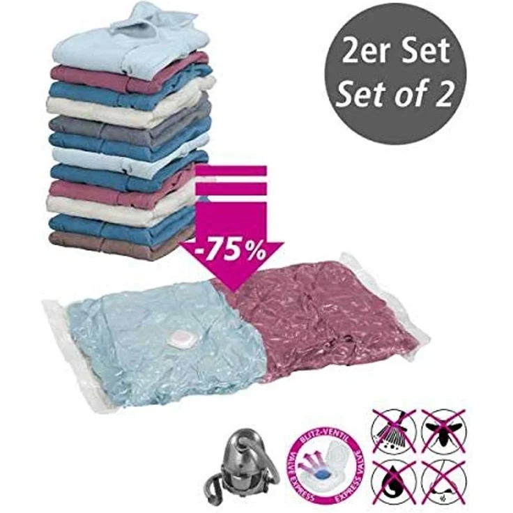 Wenko Vakuum-Beutel 2-er Set – Bild 2