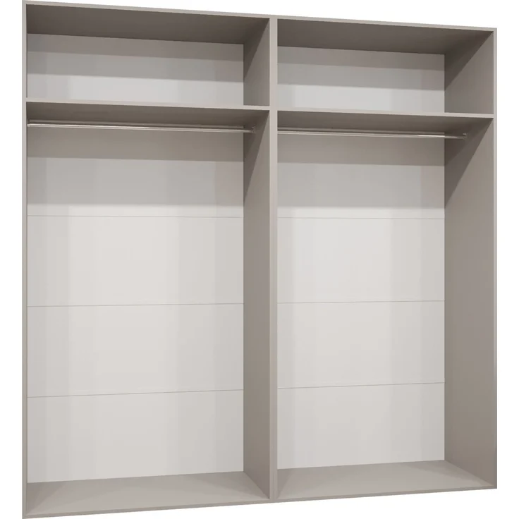 Kleiderschrank Veluna III 200 (Farbe: Cashmere / Cashmere + Gold) – Bild 4