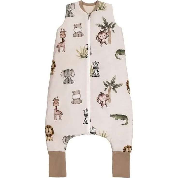 PULP BAMBOO Winter-Schlafsack mit Beinausschnitten für Kinder 2 5–5 Jahre - ZOO
