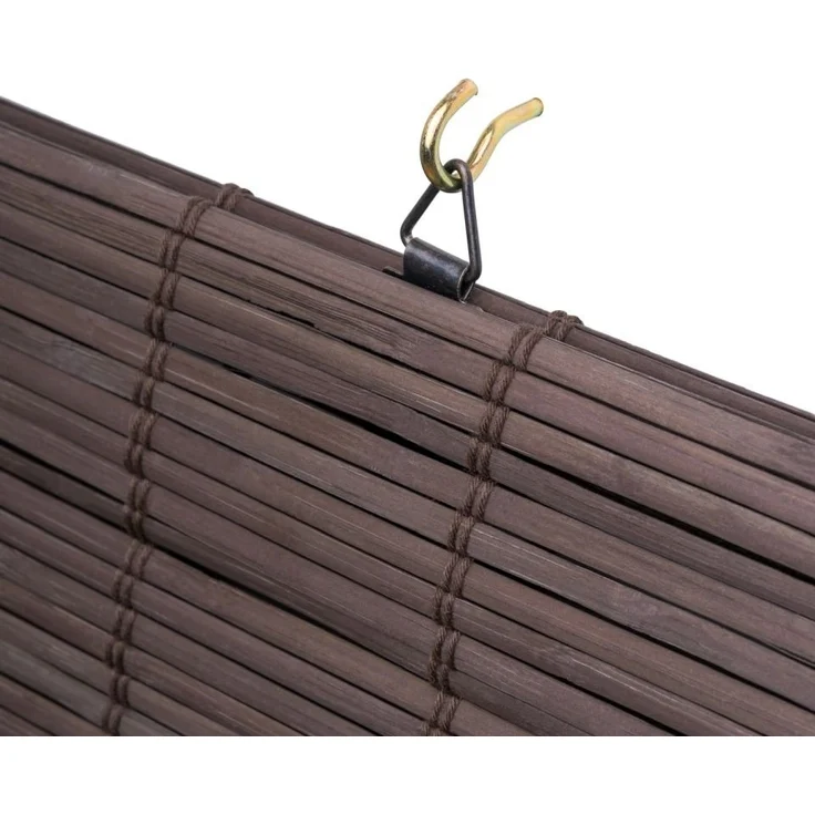 ventanara Raffrollo Bambus Raffrollo Bambusraffrollo Afrika Stil Holzrollo Seitenzugrollo – Bild 3