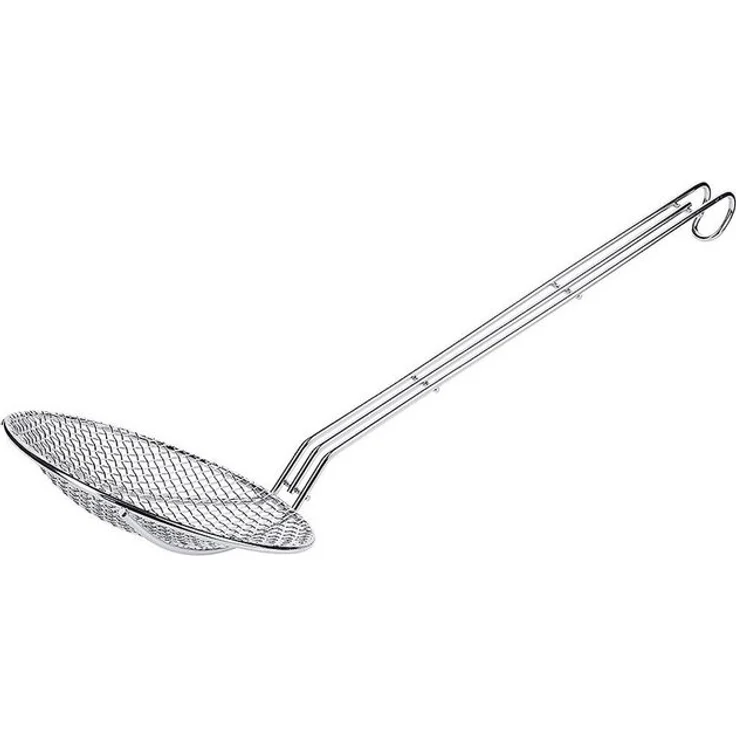 Contacto Frittierlöffel, aus Edelstahl, hochglänzend elektropoliert, 20 cm – Bild 2