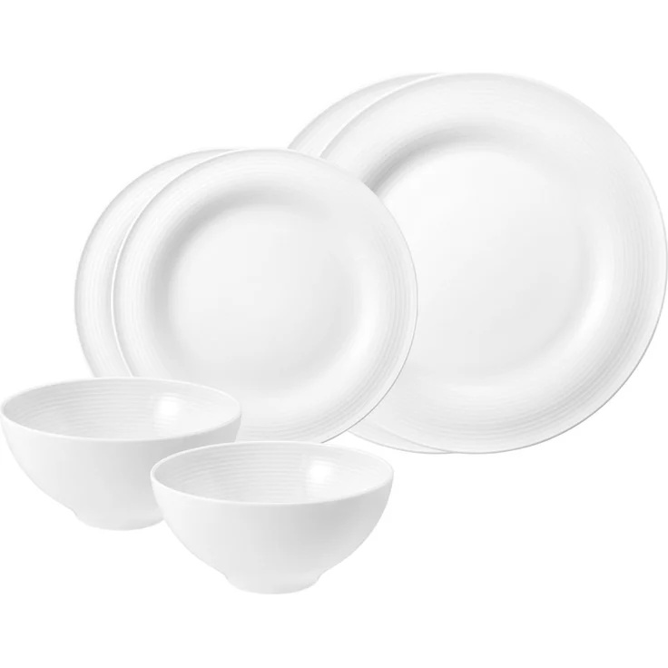 Seltmann Weiden Beat Color Glaze Basic-Set 6-teilig - Weiß – Bild 1