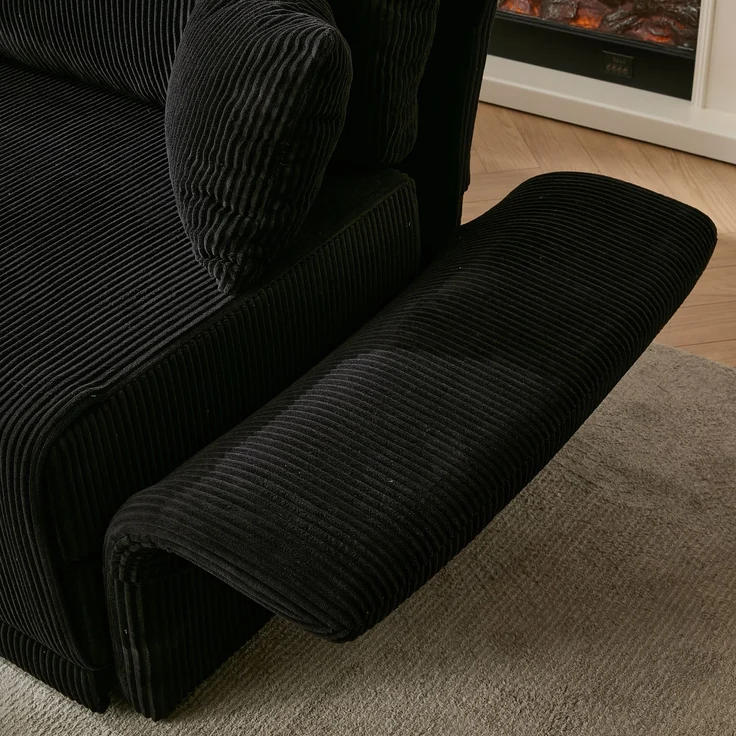 ZUBALIYA Schlafsofa 69.00x23.00 cm, mit Cordbezug, für Wohnzimmer und Apartments, mit stabilem Untergestell, Beige – Bild 10
