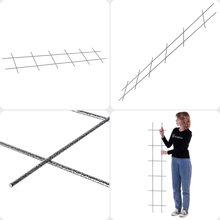 KADAX Gartenspalier für Kletterpflanzen Pergola 30x150 cm – Bild 7