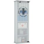 VCM Medizinschrank Gusal 916992 Weiß H. 92 x B. 31 x T. 18 cm