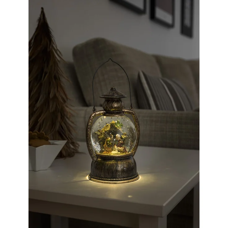 Konstsmide LED Kugellaterne Weihnachtskrippe 20 x Ø 12 cm – Bild 4