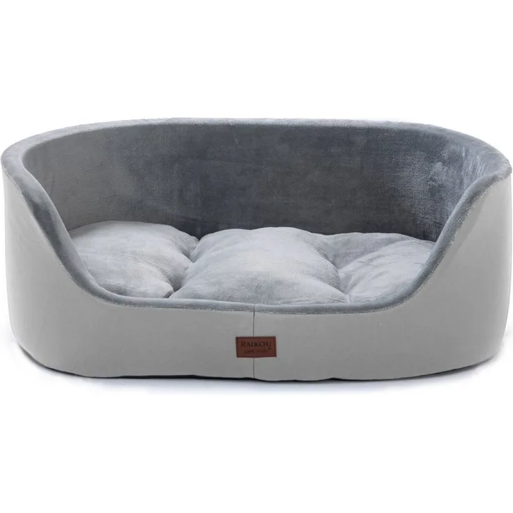 M-Diamant Tierbett Orthopädisches Hundebett Komfortables Hundekissen Hundesofa mit Rand, Polyester, ideal als Kopfstütze