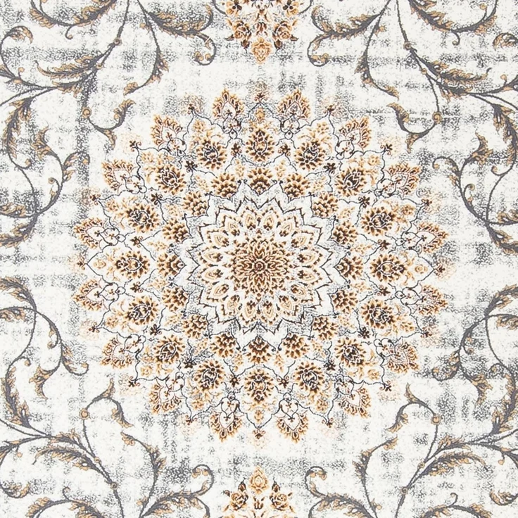 Orientalischer Webteppich - Saffron Sensations 200x100 cm - creme - läufer – Bild 2