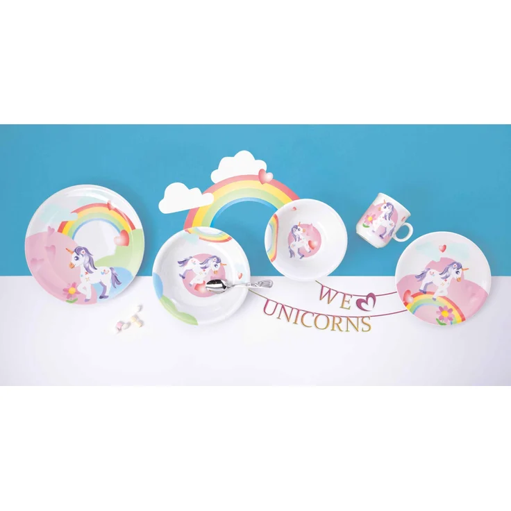 Seltmann Weiden Compact Kindergeschirr Set 3-teilig - Mein kleines Einhorn – Bild 8
