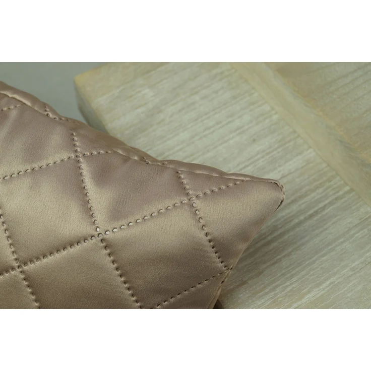 Kissen Deko von Lysel - beige Rauten Huelva 50x50 Polyester Polypropylen kissenbezug Dekokissen – Bild 2