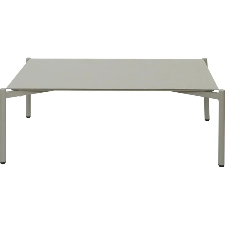 Aluminium-Gartentisch HWC-O11, Outdoor Loungetisch Kaffetisch Tisch Balkontisch, 105x65cm ~ hellgrün – Bild 8
