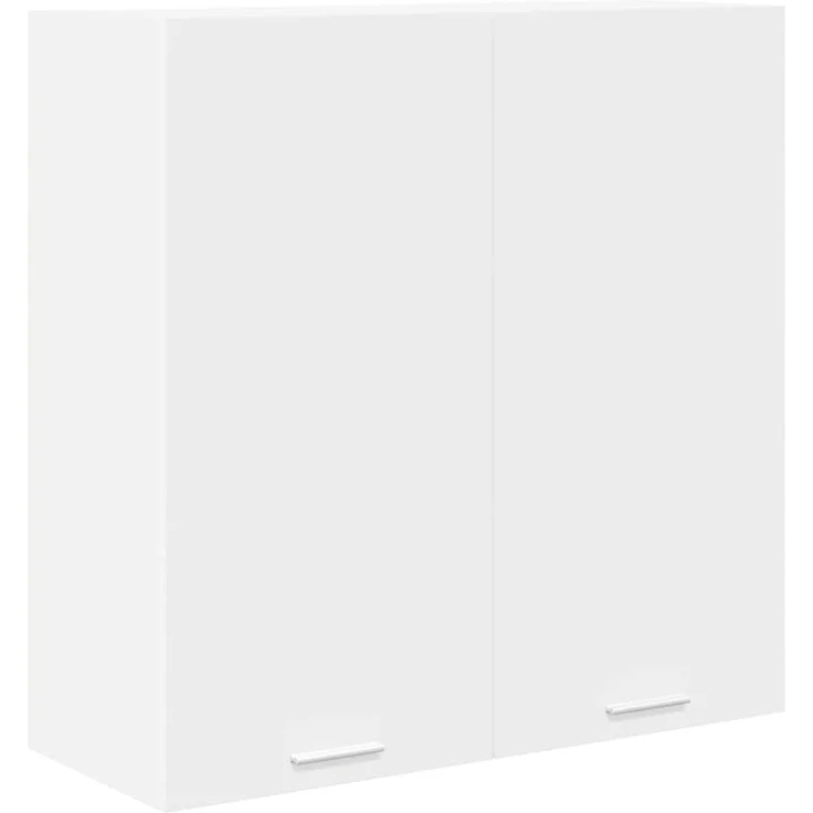 vidaXL Hängeschrank mit 2 Türen Weiß 80 x 31 x 80 cm Holzwerkstoff 884282 – Bild 2