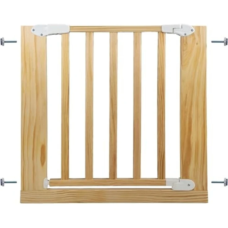 Absperrgitter Treppenschutzgitter Echtholz für 75-85cm Durchgang 77cm Hoch – Bild 2