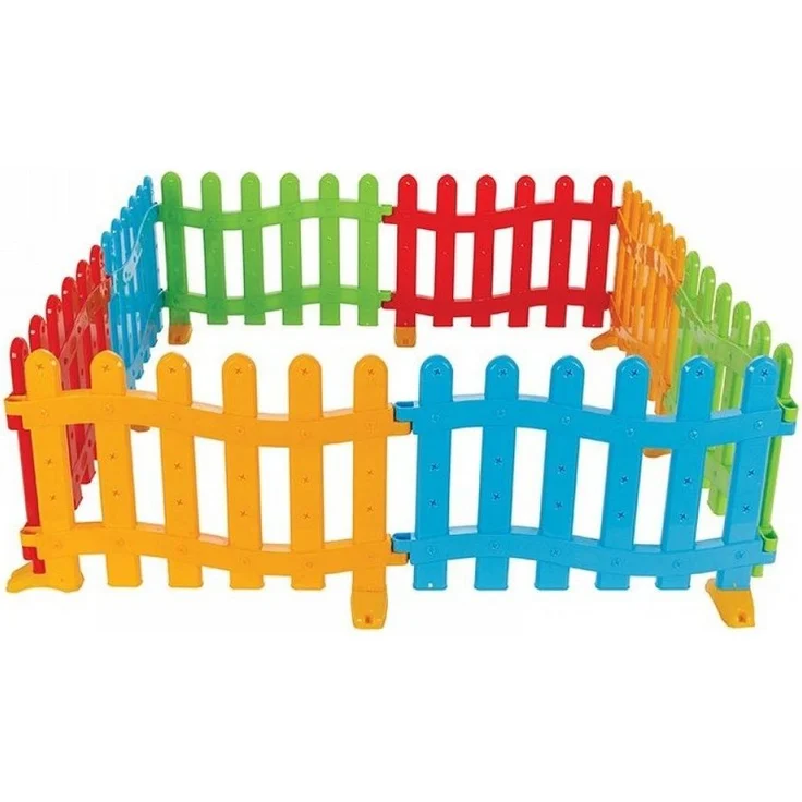 Pilsan Spielzaun, Plastikzaun, Laufgitter 06192, 8 Elemente 71,5 x 47 x 3 cm – Bild 2