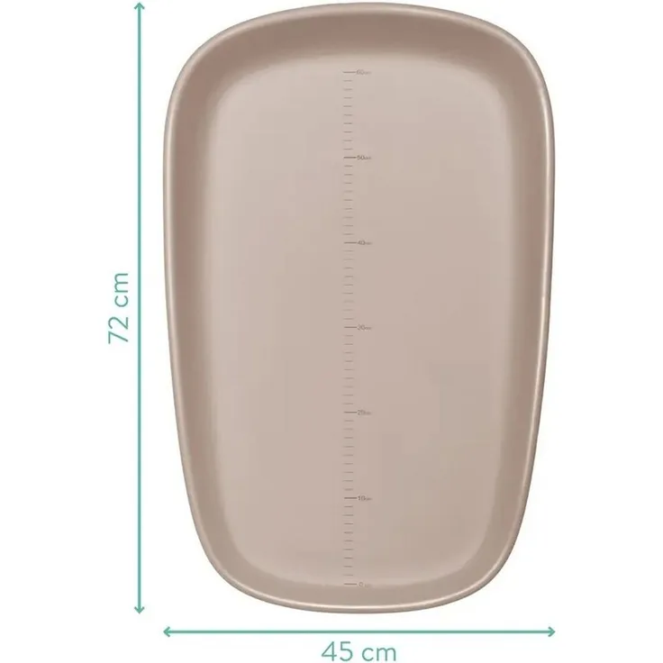 Fillikid Wickelauflage Wickelmulde Soft Care taupe