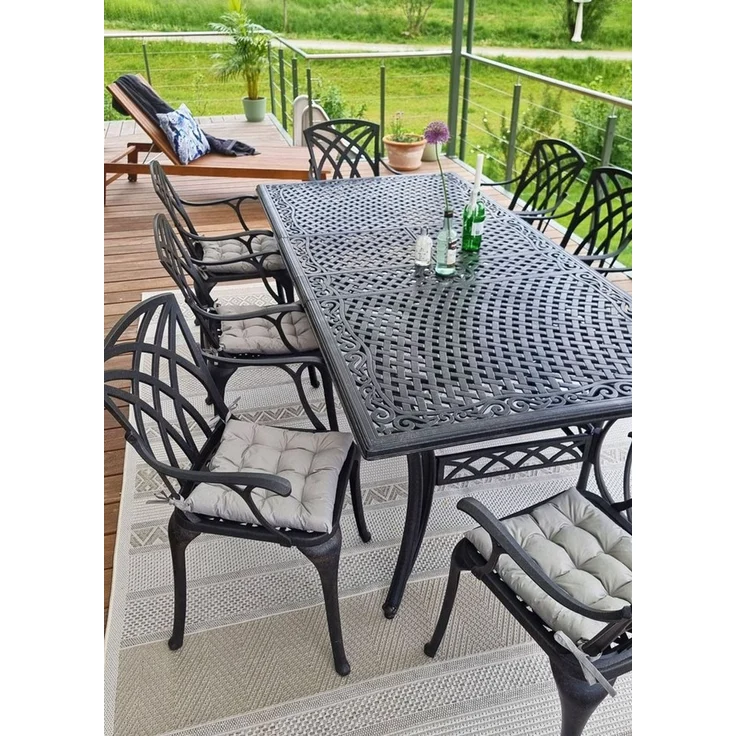 JACK Stuhlkissen JACK Outdoor 38x38cm Sitzkissen Lounge Kissen Sitzkissen Wasserfest, mit Lotus Effekt, robust, strapazierfähig, für Innen & Außen – Bild 3