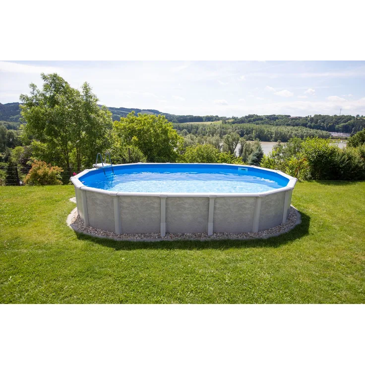 Steinbach Stahlwandpool Set Grande Oval 732 x 366 x 135 cm