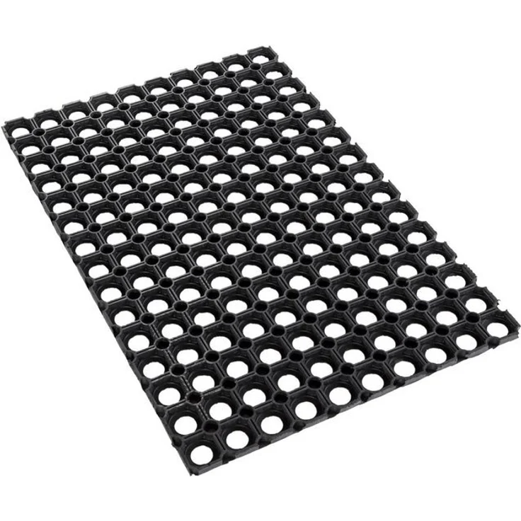 Andiamo Fußmatte Gummi Ringmatte, rechteckig, Höhe: 15 mm, Schmutzfangmatte, In- und Outdoor geeignet, besonders robust – Bild 4