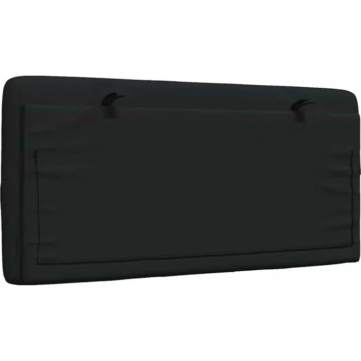 vidaXL Bett Kopfteil-Kissen Schwarz 100 cm Stoff (1-tlg) – Bild 6