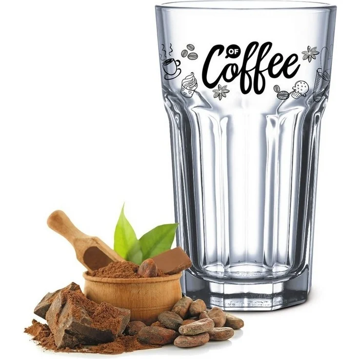 6 Kaffeegläser 300ml Latte Macchiato Gläser Teeggläser Cocktailgläser Caipirinha – Bild 2