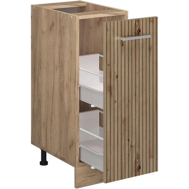 Apothekerschrank R-Line Artisan-Eiche 30 cm ohne Arbeitsplatte Vicco – Bild 3