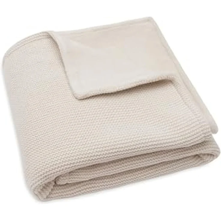 Jollein Babydecke - Basic Knit - 75 x 100 cm - Oat – Bild 5